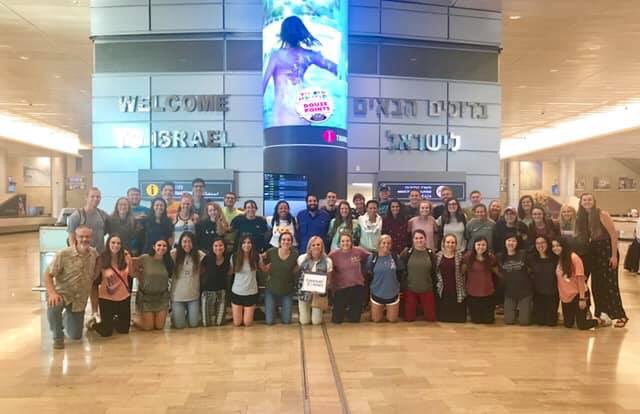 IsraelJourney's tweet photo. Covenant Journey students arrived in #Tel Aviv, Israel to begin an #amazing spiritual and educational 
experience in the Holy Land. Follow our #CovenantJourney through the Holy Land. 
#cj23 #wednesdaymorning #standwithisrael https://t.co/m3cClSQhK4