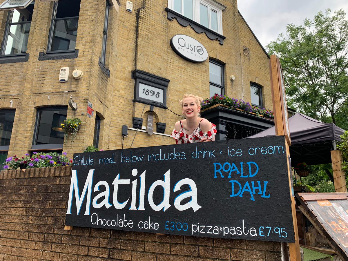 We're sure its <a href="/MatildaMusical/">Matilda The Musical</a> <a href="/mayflower/">Mayflower</a> but Jaydee look likes shes dressed for Dreamboats and Petticoats! #MatildaOnTour