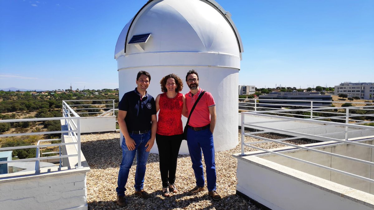 Ric_Albarracin's tweet photo. Visita al observatorio astronómico Francisco Sánchez @ciclopegroup en la @informaticaupm de @La_UPM con @rcedazo y @abrunete @ETSIDI_UPM https://t.co/GSnaiuhCFp