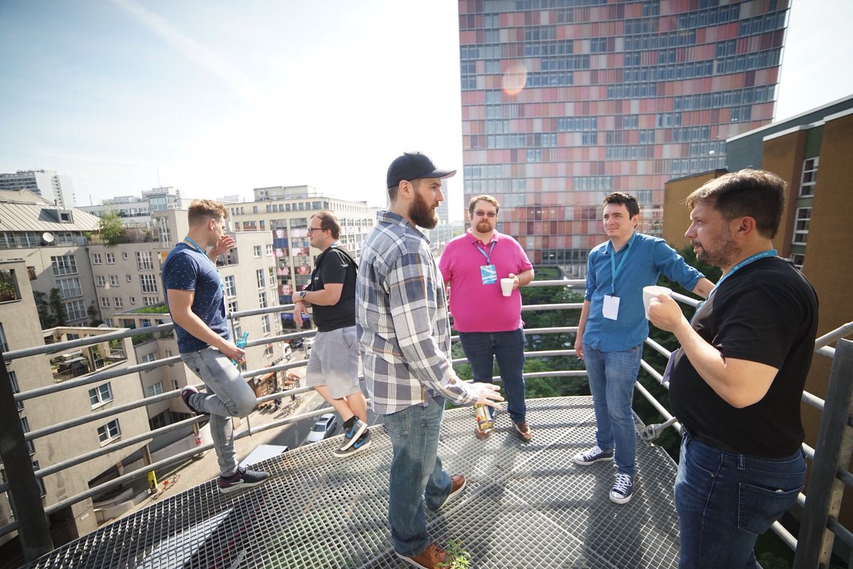 hostcamp_org's tweet photo. We got off with a flying start at HostCamp! Ethics, PHP Versions, Security, Technology Explorations and Integrations— all of them were discussion enablers for our hosting community that came together now at @betahaus. We’re heading to the 2nd round of the day! https://t.co/eNmMZq29ri
