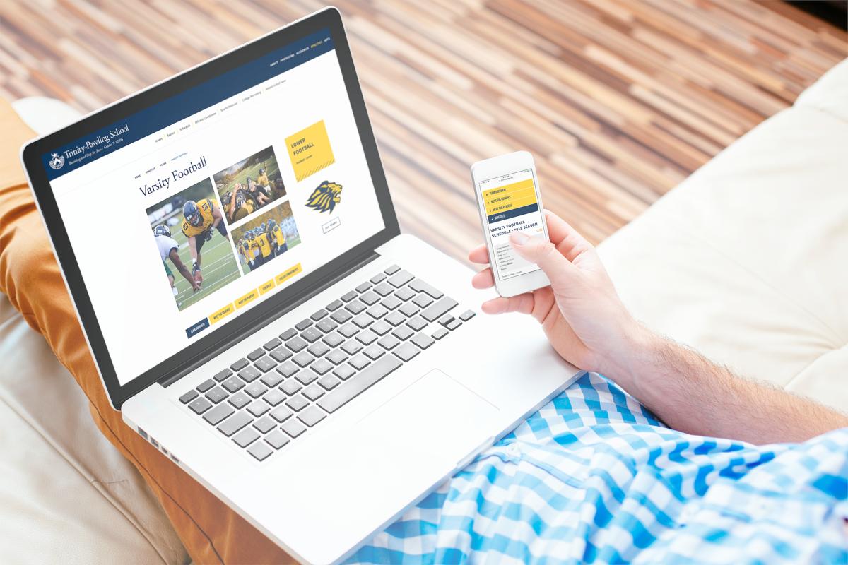 Finalsite's tweet photo. Learn how @TrinityPawling  School an all-boys prep school in Pawling, New York, easily built best-in-class school athletics pages with Athletics Manager and Composer. https://t.co/C2UKwzShcJ #Finalsite #schoolwebsites https://t.co/Q9mKd09hzK