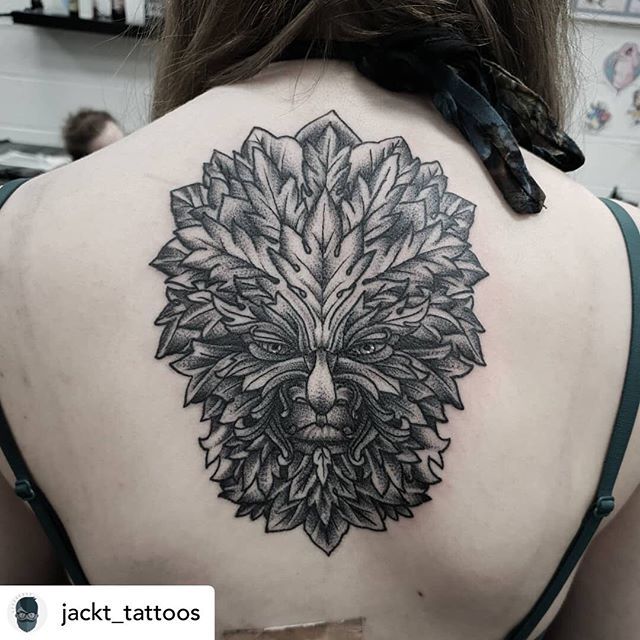 Titanic Tattoos on X: "Green man done by JACK @jackt_tattoos as a first  tattoo for the lovely @erin.octavia Please message us for any tattoo  enquiries or bookings 👌 #tattoo #tattoodesign #tattooartwork #digitalart #