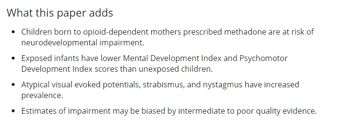 mackeithpress's tweet photo. This #openaccess #systematicreview addresses how #neonatal #methodone influences development #opiod #pregnancy @ruthiedh @JamesPeterBoar2 https://t.co/SpDMa6xJ9P https://t.co/1IhDdVsuZb