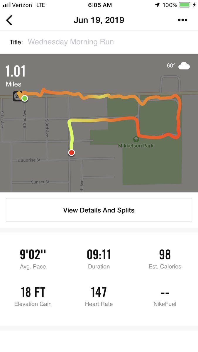 HopeisaStrat's tweet photo. Day 24 #RWrunstreak then some #sunrisechasing https://t.co/nK4DXocOS7