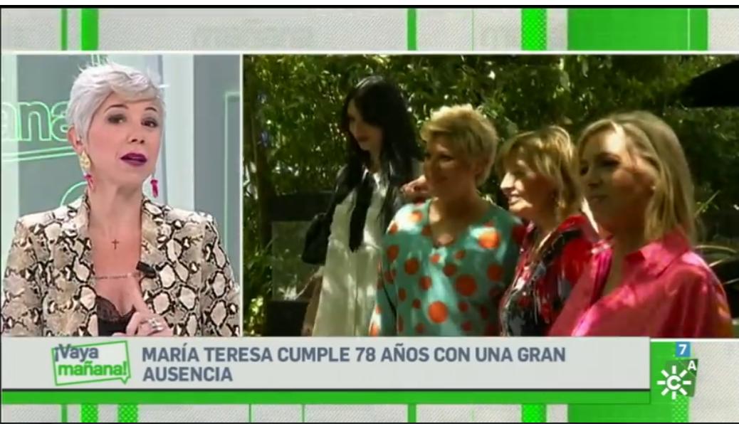 ¿Cómo celebró María Teresa Campos su cumpleaños? <a href="/vayamananacstv/">¡Vaya Mañana!</a> <a href="/fdlaguardia/">FernandoDdelaGuardia</a> <a href="/Inesporro/">InesPorro</a> <a href="/DesireedeSosa/">Desirée de Sosa</a> <a href="/canalsur/">CanalSur</a> Le contamos todos los detalles