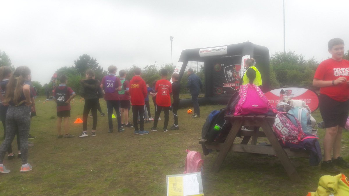 CC Devon assisting at the Devon Schools Games today @WeAreCoachCore <a href="/SouthDevonTenn1/">@SouthDevonTennisCentre</a> <a href="/ExeterCCT/">Exeter City Community Trust</a> <a href="/devon_fa/">Devon County FA</a> @Lifetime_UK @activedevon <a href="/PAFCCommunityTr/">Argyle Trust</a> <a href="/SportsWayM/">SportsWayManagement</a> <a href="/SWAthleticsAc/">SW-Athletics-Academy</a>
