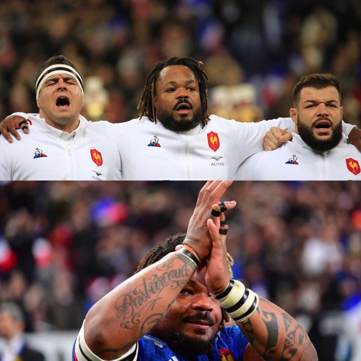 La route n’a pas tjs été facile mais porter ce maillot, représenter mon pays, ma famille, a été ma plus grande fierté ! 
Je suis heureux d’avoir pu réaliser ce rêve de gosse...
La page bleue se tourne ! Bonne chance aux copains pour ce bel événement qui les attend ! Peace ✌🏾