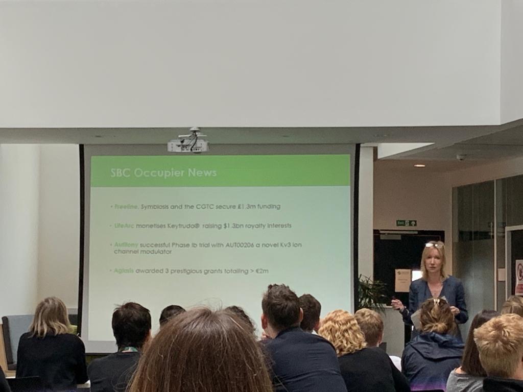 Today at the @SteBioCat Occupier's Updates and Networking Lunch!