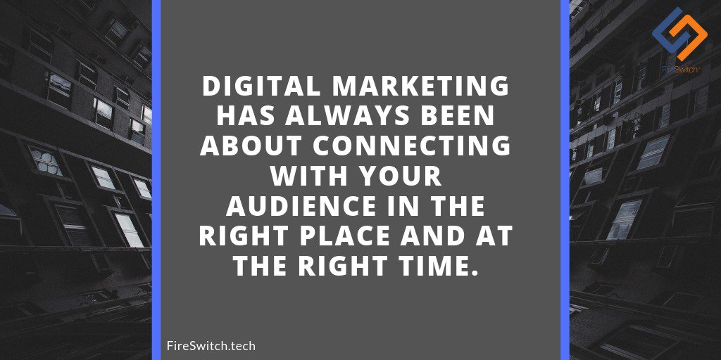 FireSwitchTech's tweet photo. Where are your customers (audience) spending time?

#FireswitchTech #DigitalMarketing https://t.co/uhT4U7LZaW