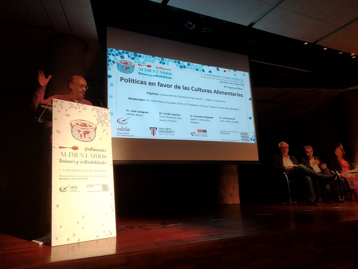 Jordi Gascón discusses agricultural policies in the round table "Policies in favour of Food Cultures". #CongresoOdela