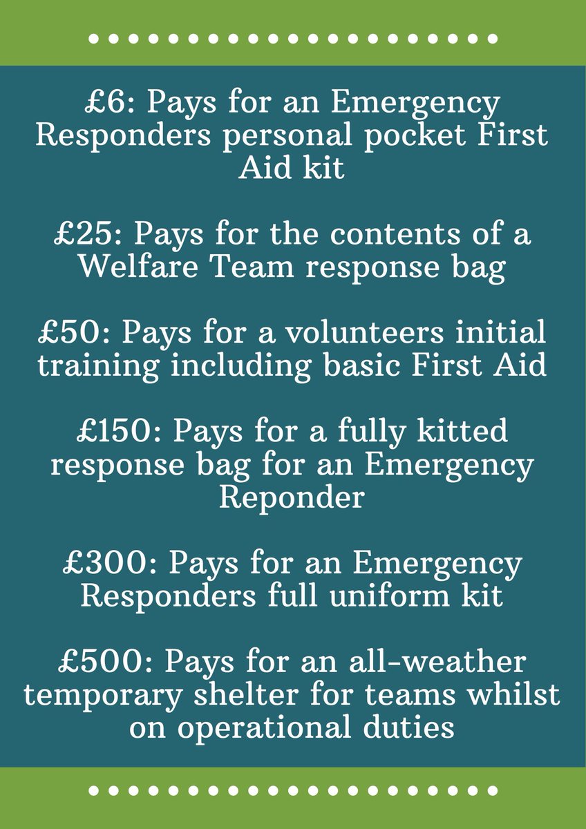 Every penny you donate helps us toward achieving our operational standards, helping to support our frontline emergency services.

Please support us by donating at: donorbox.org/supportingthes…

You can make a difference! Be part of our story!

#ukemergencysupportservices