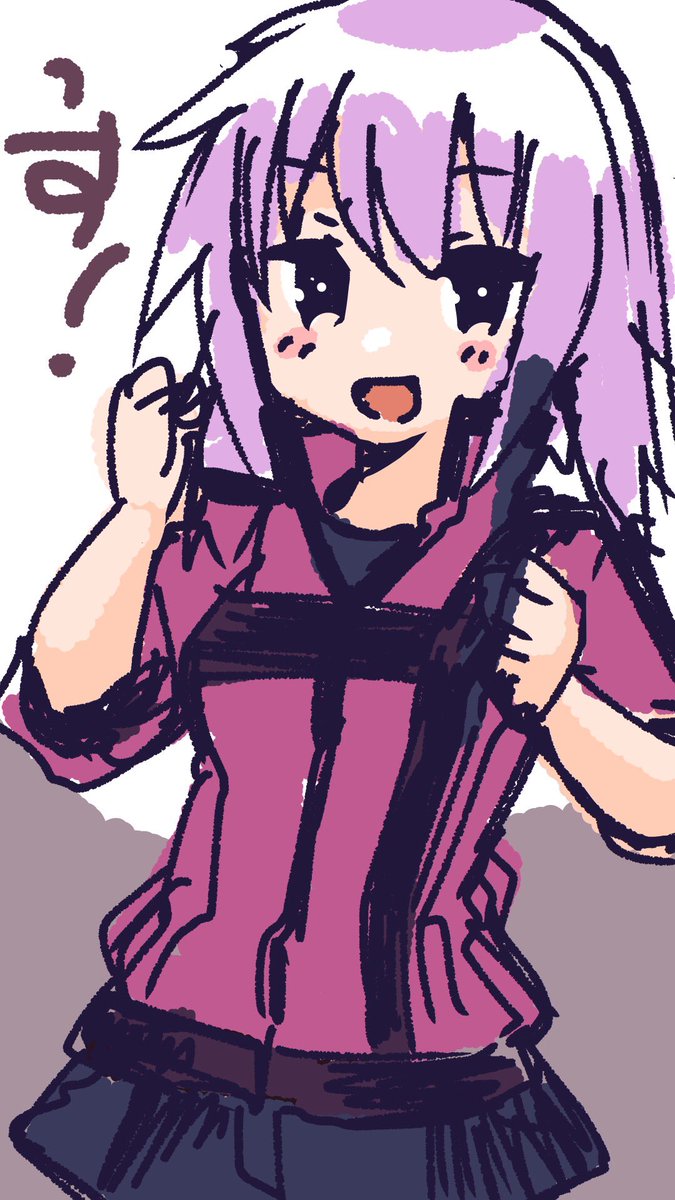 iPhoneで描いたっす描き難いっす #アリスギア 