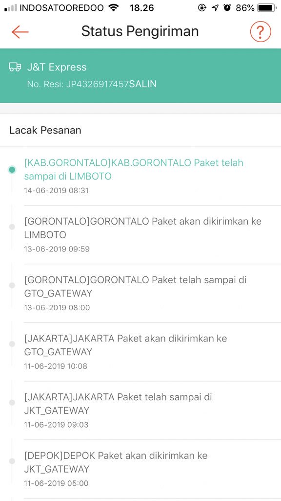 CampusSign's tweet photo. @jntexpressid Halo kak, mohon bantuannya. Paket JP4326917457 sudah 5 hari tidak bergerak https://t.co/ItrjWsFEAT