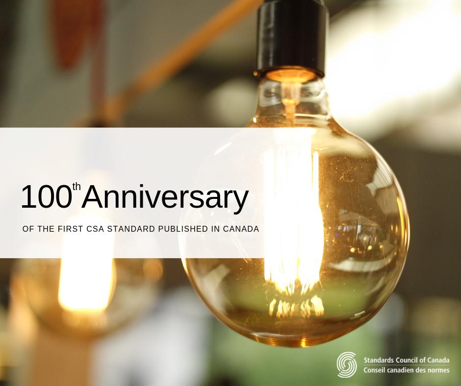 StandardsCanada's tweet photo. DYK: The first CSA standard was published in Canada 100 years ago? This incredible milestone is a testament to the dedicated #standards community across the country. 
#csa100 #StandardsMatter https://t.co/OWdWHUMFD7