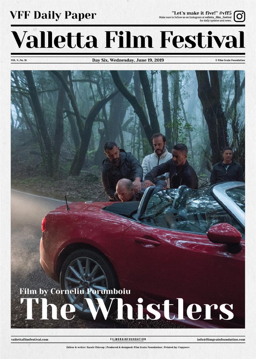 TONIGHT at Pjazza Teatru Rjal ⚜ 21h

JOIN US for the premiere of La Gomera / The Whistlers.

A STORY ABOUT large sums of money and a police inspector in Bucharest🇷🇴 who plays both sides of the law. 💰💰💰

This is an Open-Air Cinema Experience.🏟️

#VFF5 #Cinema #Filmfestival