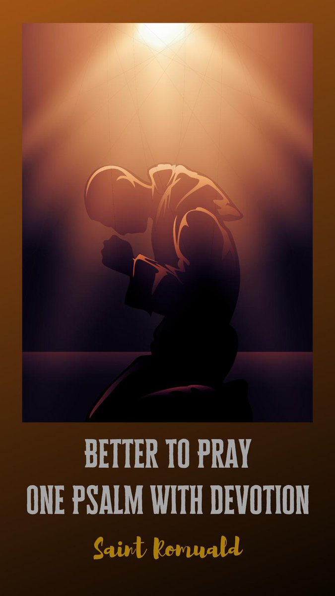 Catholic_Priest's tweet photo. "Better to pray one psalm with devotion and compunction than a hundred with distraction." - #SaintRomuald #SaintoftheDay #OraProNobis
.
📷 Praying Monk/© Olena1983/Stock Photo Secrets #SacredArtandImages #Catholic_Priest #Catholic #CatholicPriestMedia #PrayAlways #PrayConstantly https://t.co/NMwLBDyk32