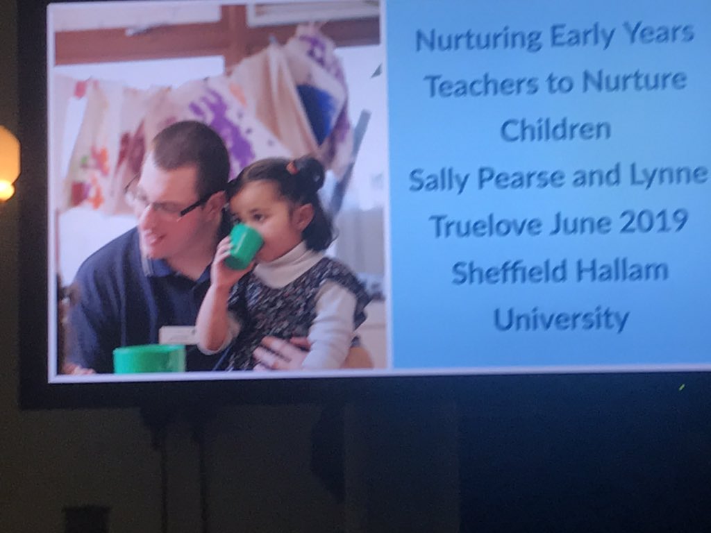 AlisonBaum's tweet image. After conversations with @bestbeginnings Patron The Earl of Listowel about supporting the Early Years workforce &amp;amp; the value of relational pedagogy, it is fab to be listening to @sallypearse &amp;amp; @LynneTruelove @sheffhallamuni here #ISSAConference #Leiden Now sharing @educationgovuk