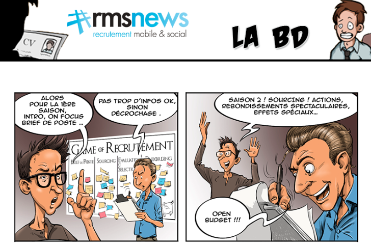 💭 GAME OF RECRUITMENT 💭 La genèse du processus de recrutement façon scénario de série TV. ✍️📔💸

Le process de réflexion/création par la #BD du #recrutement à lire sur #rmsnews 👇
rmsnews.com/le-storyboard-…

#GOT
