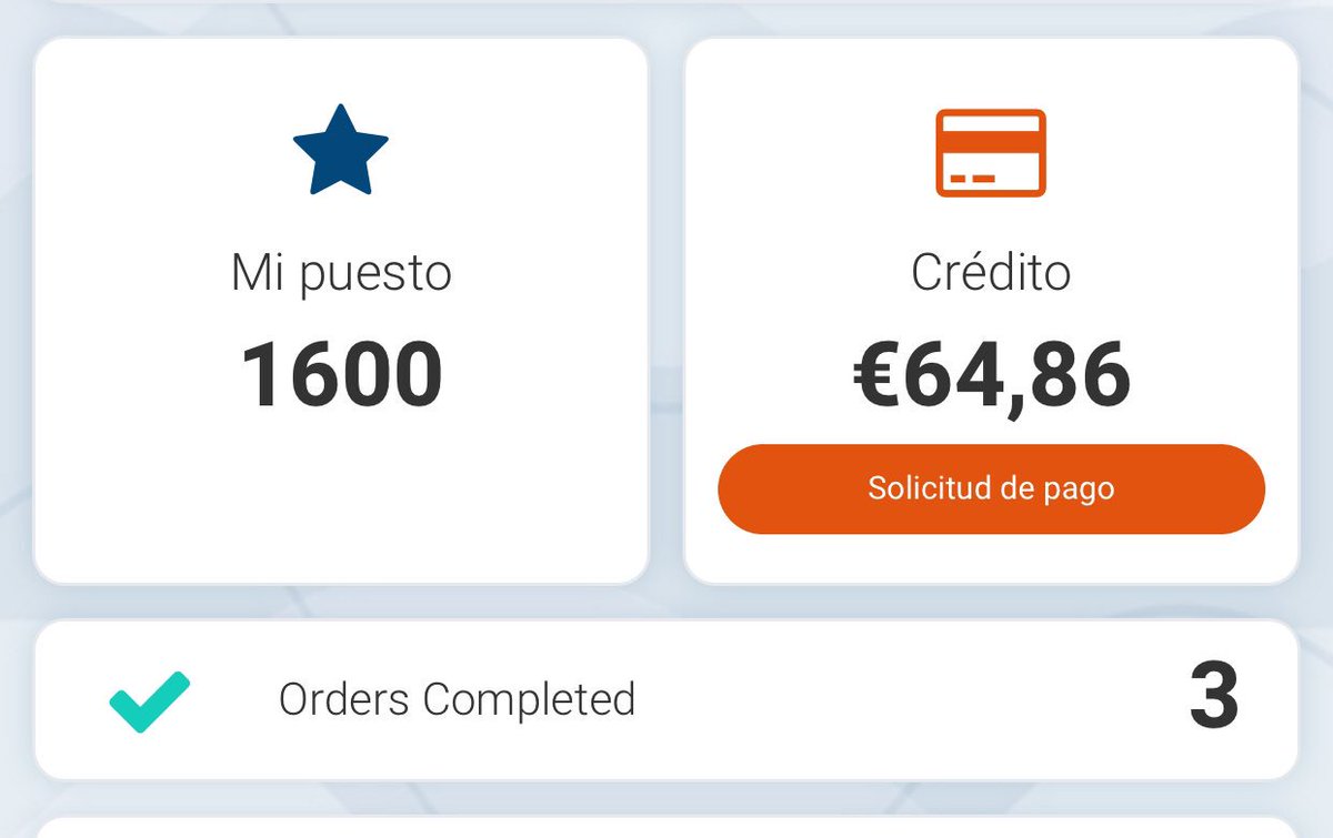 gratis_euros's tweet image. Por fin! Mis tres primeras compradas completadas en #TesterJob #Ganadinero y tú también puedes desde este enlace testerjob-es.com/?ref=31981
Te pagan por probar productos y te los quedas!