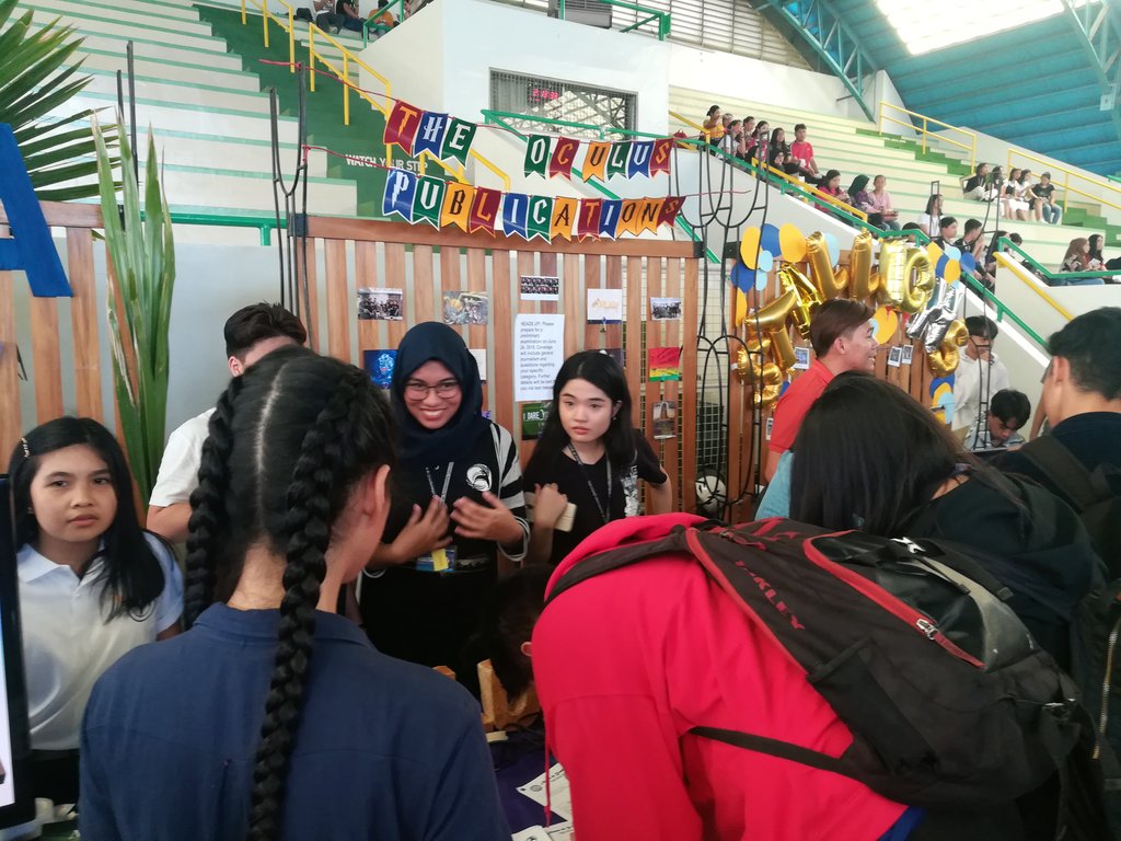 SHSOculus's tweet image. LOOK: Speak up and let your voice be heard with the Communications and Publications Cluster at the #OrgFair2019!