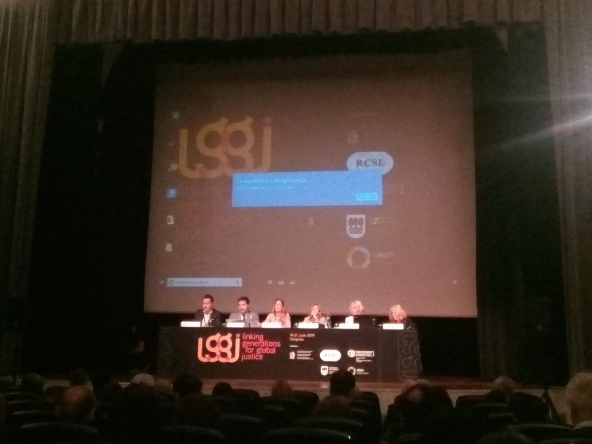 LuceroIbRo's tweet photo. "Linking generations for global justice" #SociologyOfLaw #RCSL #RC09 #Oñati https://t.co/BnQd3Cm4oD