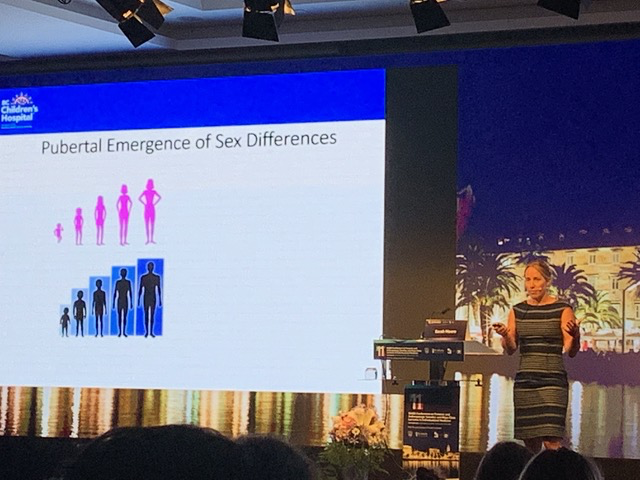 koborlab's tweet photo. Our terrific postdoc @SarahRoseMo @BCCHresearch presenting her innovative work on #epigenetics and pubertal transition #ISASBS2019. Fantastic collaboration with @K_L_Humphreys and Ian Gotlib @Stanford https://t.co/4mMwiE03FC