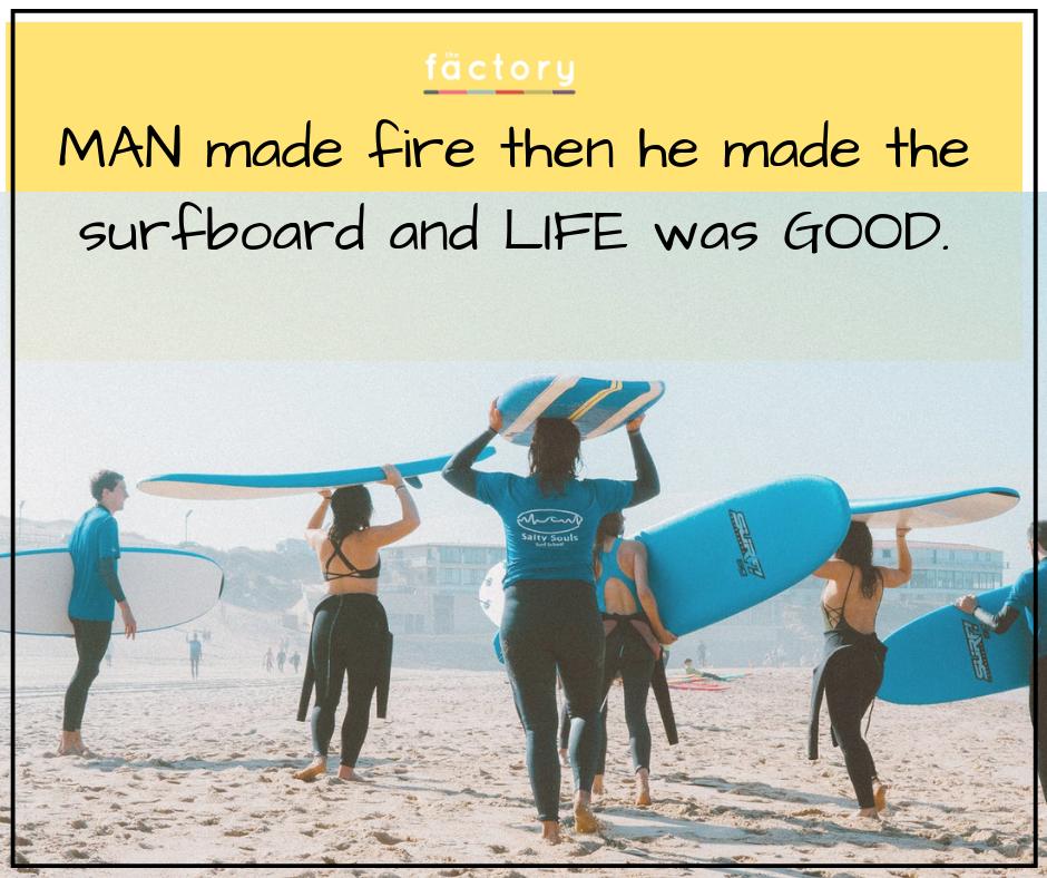 FactoryGwynedd's tweet photo. Raise your comment below if you feel the same and tell us if your life has been thrilling just after the creation of surfboards?? 🙌🧐 https://t.co/wlLIvesm4Q