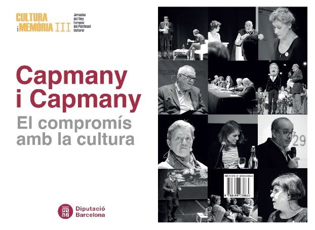 CulturaDIBA's tweet photo. Avui dimecres presentació del llibre «Capmany i Capmany. El compromís amb la cultura» amb el recull d'intervencions del cicle #CapmanyiCapmany organitzat per la @diba. 19 hores. Pati Manning c/Montalegre, 7. Barcelona. https://t.co/kJMqJCrsKm https://t.co/u75oQUE6E7