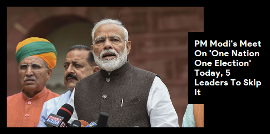ndtv's tweet photo. Lead story now on https://t.co/Fbzw6n8LeF

PM Modi to hold an all-party meet today to discuss "One Nation One Election" and Niti Aayog's proposal of "aspirational districts". Three Chief Ministers are giving the meeting a miss.

Read here https://t.co/9GZiIgstQg

#NDTVLeadStory https://t.co/iIX7vP3RL2