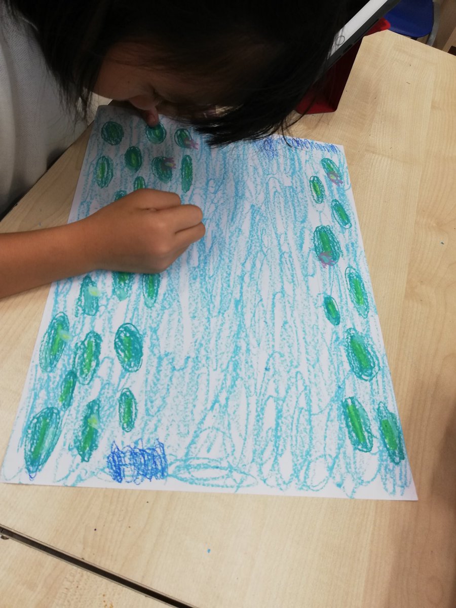 IPC- People Of The Past. The students learned about a famous impressionist artist named Monet. As part of research, how do you make your artwork look messy and unfinished? <a href="/The_IPC/">IPC</a> #HIS_learning