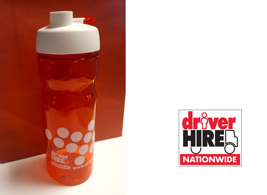 DriverHire's tweet photo. #GotTheBottle to prevent plastic pollution? 🌍 Download @Refill's app, carry a reusable bottle &amp; refill on the go, free! 

We're giving away a FREE @DriverHire bottle to the FIRST 10 professional #DRIVERS who reply to this tweet with #NationalRefillDay - GO! 💧

#HGV #Truck#Van https://t.co/xvWuAikryo