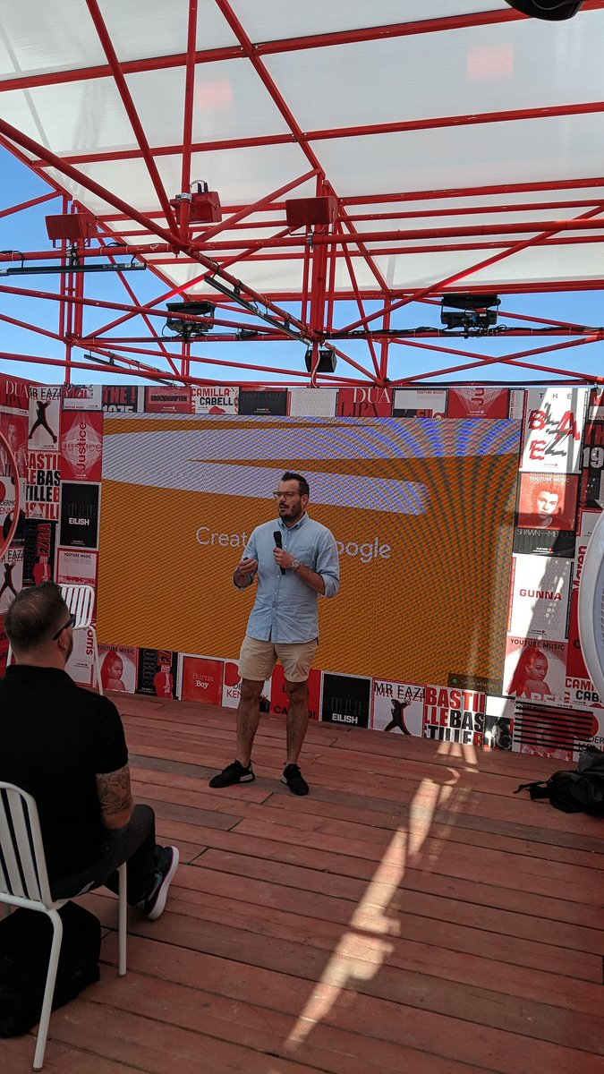 mathildemechin's tweet photo. Et c'est pour cela que nous lançons aujourd'hui dans le monde entier une nouvelle ressource pour créatifs sur 3 volets : inspiration, formation et exécution #createwithgoogle sur la #googlebeach @Cannes_Lions https://t.co/wA2lJlK3vn