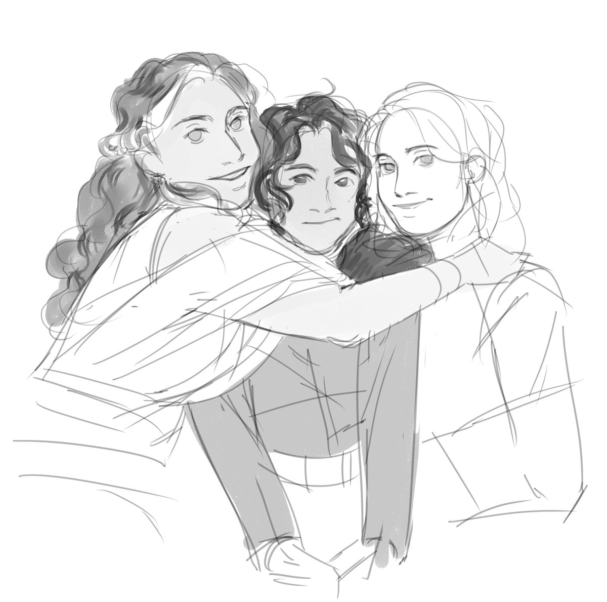 the rhaegar kids! rhaenys would love her two little brothers to death
