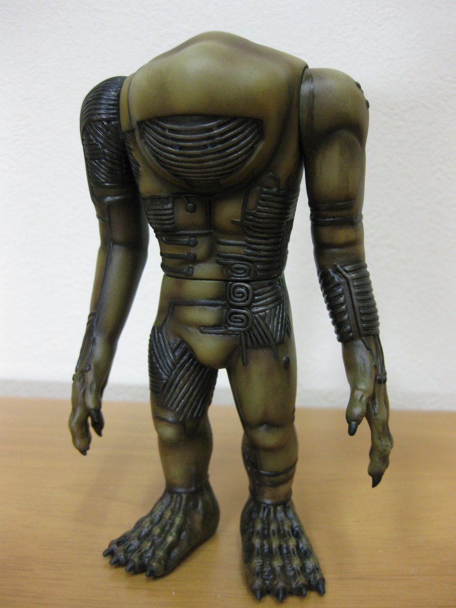 ウルトラ怪獣ソフビ パワードジャミラ リペイント完成品 パワード