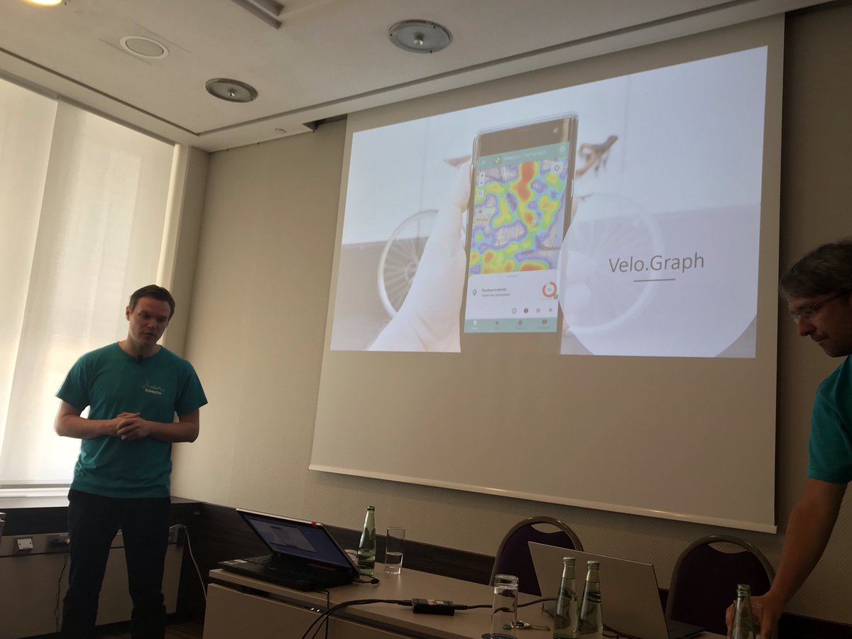 iotconf's tweet photo. Der Velo.Graph zeigt dir, wo du dein Fahrrad sicher abstellen kannst, ohne dass es gestohlen wird. Wie genau? Das erklären gerade @talk2nerd und Kai Atenhan live auf ihrer Session auf der @iotconf @mlconference #ai #machineLearning #DeepLearning #BigData #versicherung #KI https://t.co/MBXXwaVR08