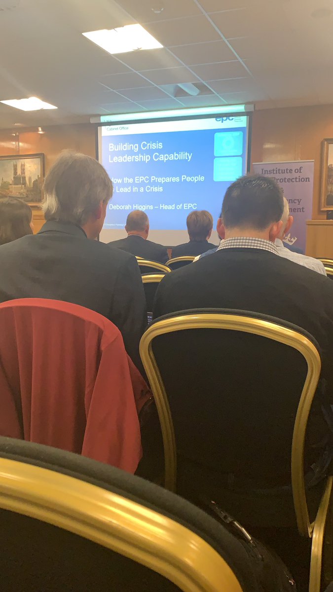 We’re here at the ICPEM conference- first up Deborah Higgins from the EPS on building crisis leadership capability