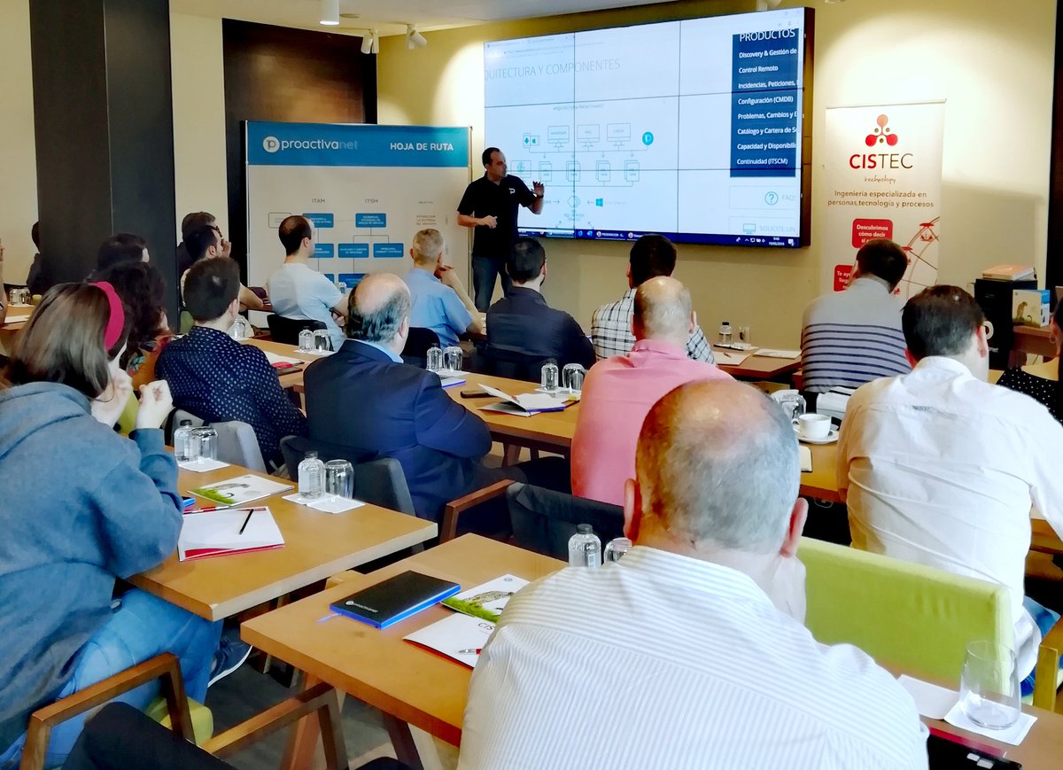 Hablando de #arquitectura y #componentes con <a href="/Proactivanet/">Proactivanet</a> en #SnapsTecnológicos de <a href="/CISTECtech/">CISTEC technology</a> #Innovación #Tecnología