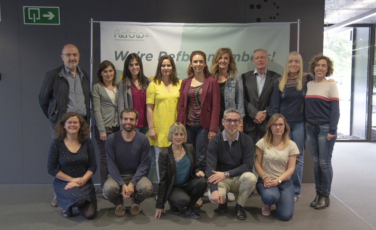 navarrabiomed's tweet photo. Hace unos días el equipo de gestores de #RefbioII celebró su última reunión de partenariado en @navarrabiomed con el fin de evaluar las acciones técnicas desarrolladas dentro de la red y valorar nuevas iniciativas multicéntricas.

➡️https://t.co/bzsdwQKZxQ

#POCTEFA @CTPPOCTEFA https://t.co/T2X5RpmopB