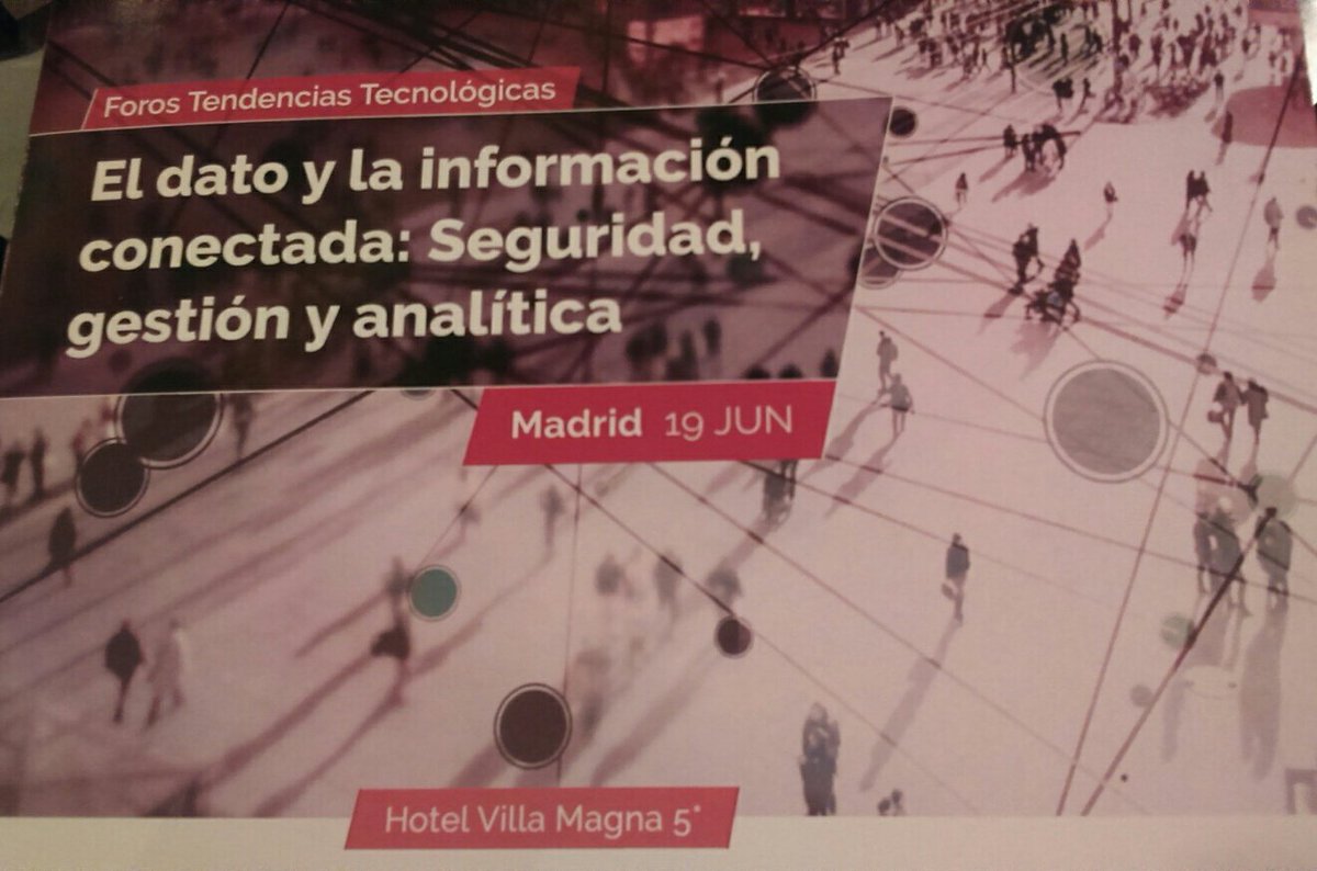 CharoRosell's tweet image. La Gestión de la Seguridad #ForoASLAN @aslan_es #HotelVillamagna 👍📈💯
