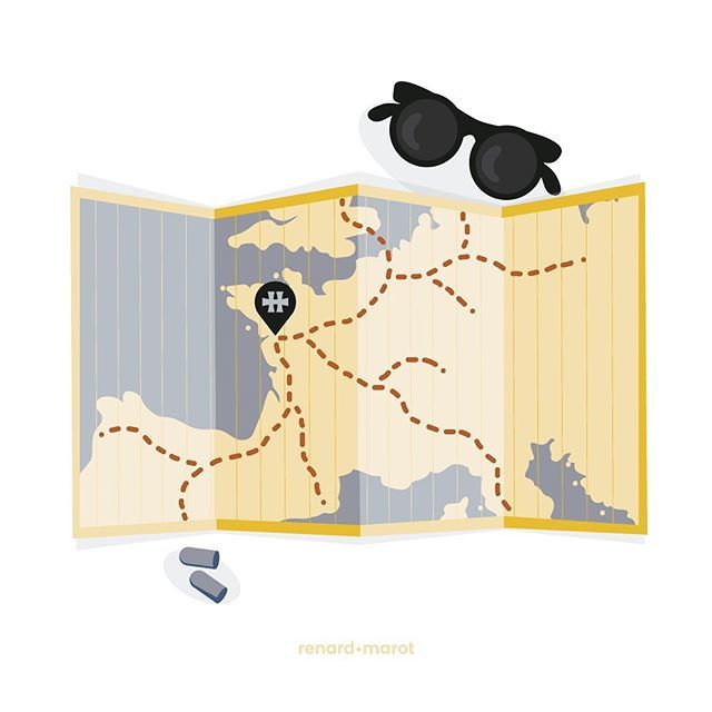 MrtLucie's tweet photo. Ne dit-on pas : "Tous les chemins mènent à Clisson"? 😁
.
.
#hellfest #festival #rock #punk #hardrock #metal #crew #clisson #renardmarot #illustrator #illustration #map #ontheroad #hellfest2019 #seeya https://t.co/pCOm75zOke