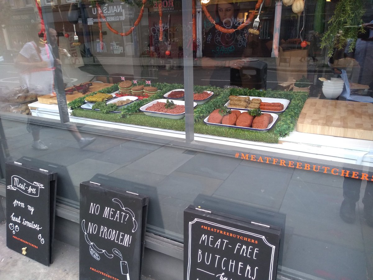 Meat free butchers. One has just opened in Shoreditch. It's owned by Sainsbury's. Will this new business model take off?
