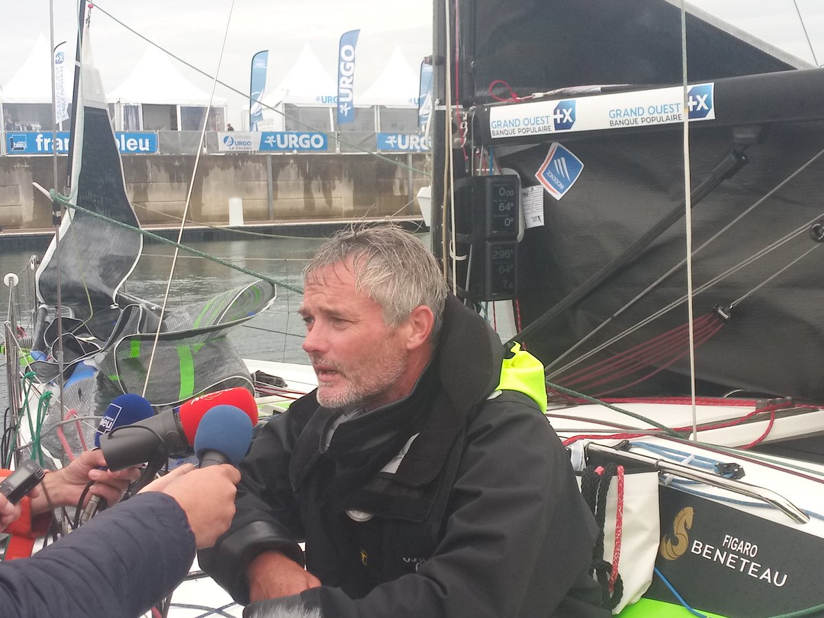 Le 2e <a href="/GildasMahe/">Gildas Mahé</a> est arrivé au ponton : "J'ai jamais vu un scénario pareil! [...] Certains vont plonger au classement et moi je vais un peu émerger" #S50E03 #SolitaireURGO