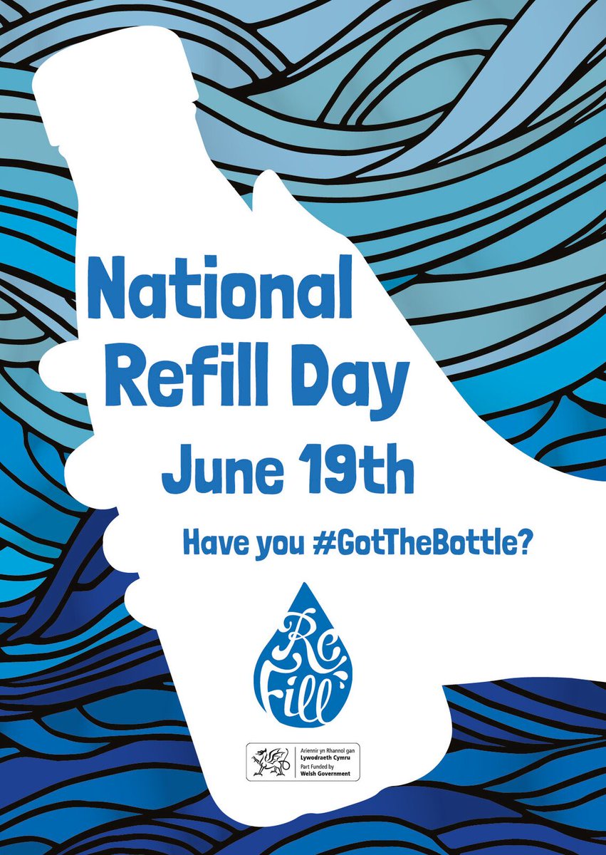 Happy #NationalRefillDay! 💦Let us know if you've #GotTheBottle and ditch the single-use plastic and prevent plastic pollution. Join the #refillrevolution here refill.org.uk/get-involved/