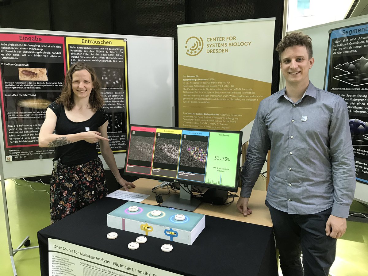 csbdresden's tweet image. We are set! Celebrating the 50th anniversary of computer science @tudresden_de this week. Come to the @csbdresden booth &amp;amp; play with our magic #CARE box to restore your images! #outputdd @mpicbg @jug_lab @tibuch_ @frauzufall @martweig