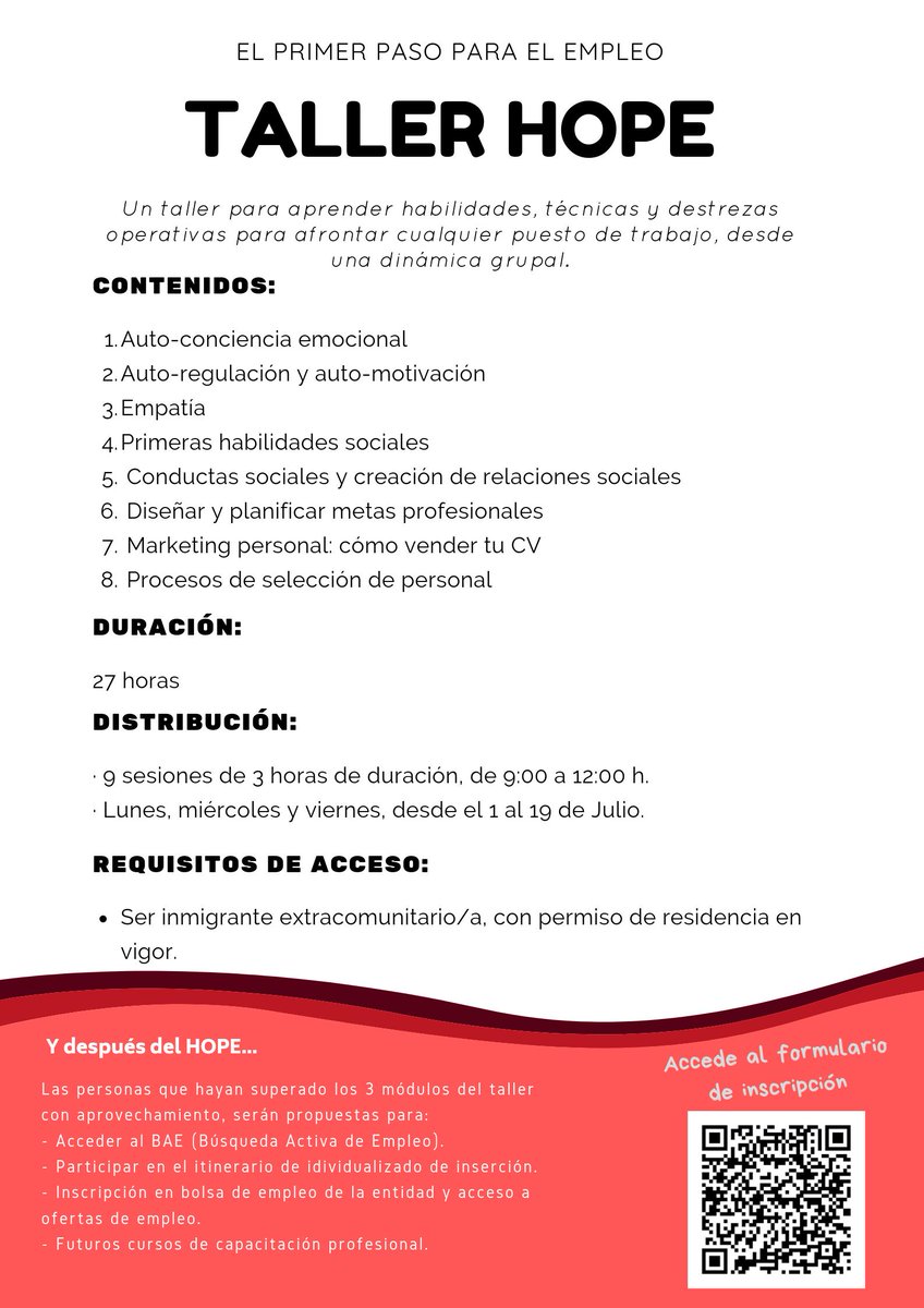 fundacionFISAT's tweet photo. ABIERTO PLAZO DE INSCRIPCIÓN para el #tallerHOPE en #ProgramaAlraso Cartagena, un taller para mejorar en Habilidades Operativas Para el Empleo. Más información en los dípticos!! #masparaquientienemenos #primerolosultimos https://t.co/59izy1oCGE