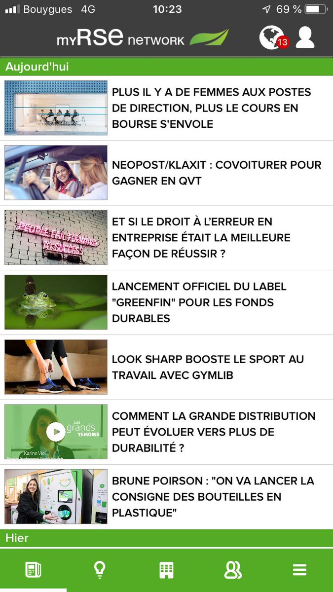 myRSE_Network's tweet image. Aujourd'hui, nous vous parlons de l'impact positif sur les cours de bourse des femmes aux postes de direction, de QVT en cette semaine qui lui est dédiée, du droit à l'erreur même en entreprise (eh oui !), de consigne des bouteilles plastique... Bonne lecture !