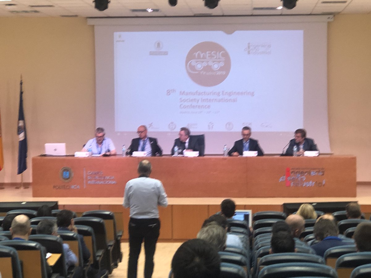 ETSIDI_UPM's tweet photo. #MESIC2019 Manufacturing Engineering Society International Conference 2019, Opening Ceremony https://t.co/kTmNXCwmQ9