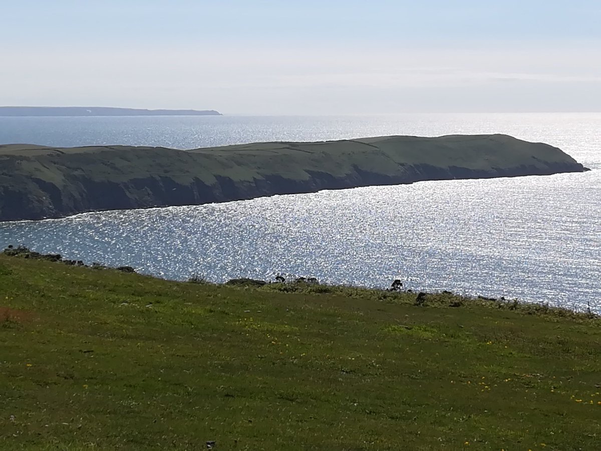 Shimmering sunlight on the seas around #BaggyPoint #glorious #northdevon #walking #StunningBackdrop