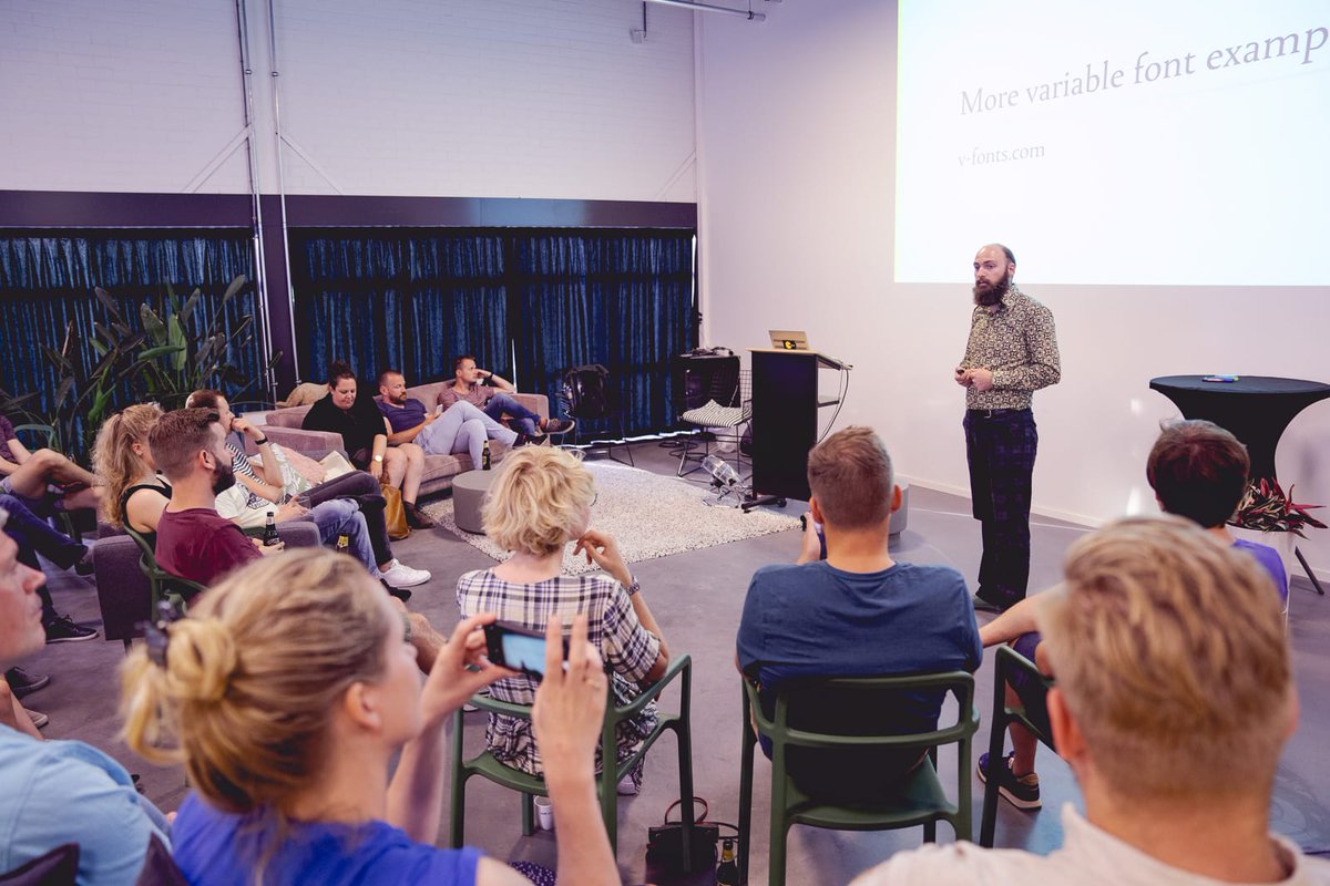 Gisteravond als seizoensafsluiter een erg mooie webtypografie-talk van <a href="/eising/">Arjan Eising</a>! Binnenkort richten we het nieuwe seizoen in, meer info volgt op meetup.com/refresh-gronin…