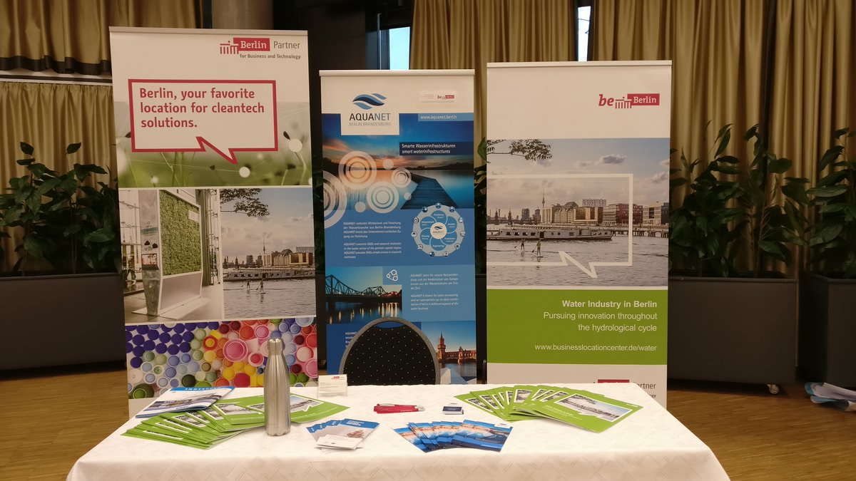 AquanetBerlin's tweet photo. Wer uns treffen und kennenlernen möchte: AQUANET ist am Gemeinschaftsstand mit @berlinpartner zu finden. #iwareuse2019

For those who want to meet us and talk to us: Find us at the joint #BerlinPartner/AQUANET booth #iwareuse2019 https://t.co/kCV8jHW1Fv